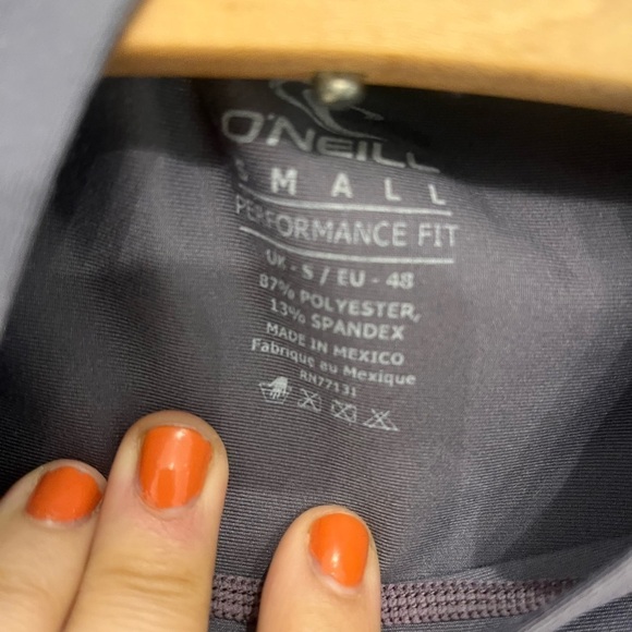 O’NEILL PREORMANCE FIT small long sleeve grey - Picture 2 of 9